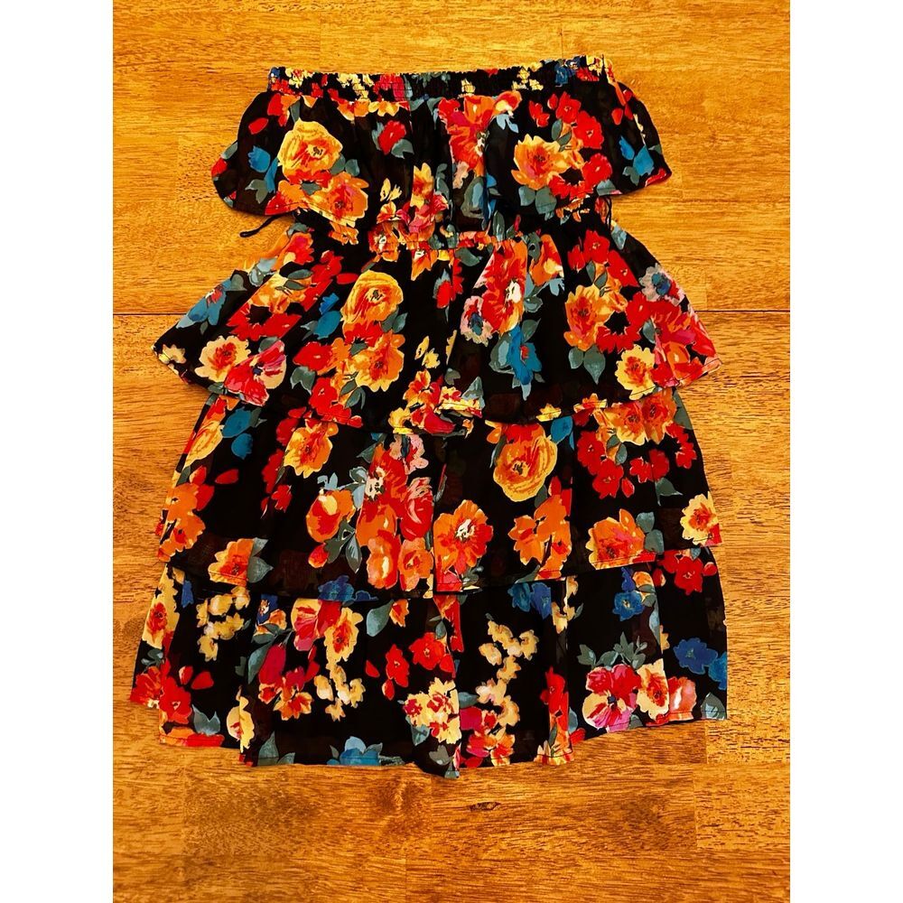 Almost famous floral halter‎ dress medium